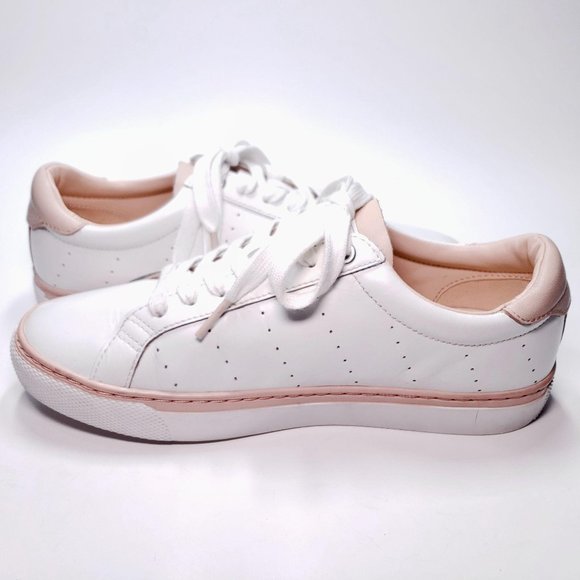 J. Crew Saturday Sneaker White Leather Casual Sz 7 - Picture 8 of 12